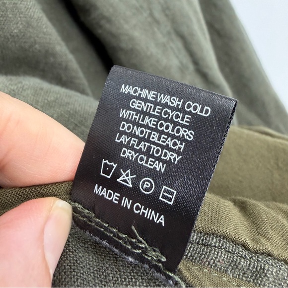 Ruti Classic Blazer 4 Green 100% Linen Relaxed Sustainable Minimalist Office - Picture 6 of 8